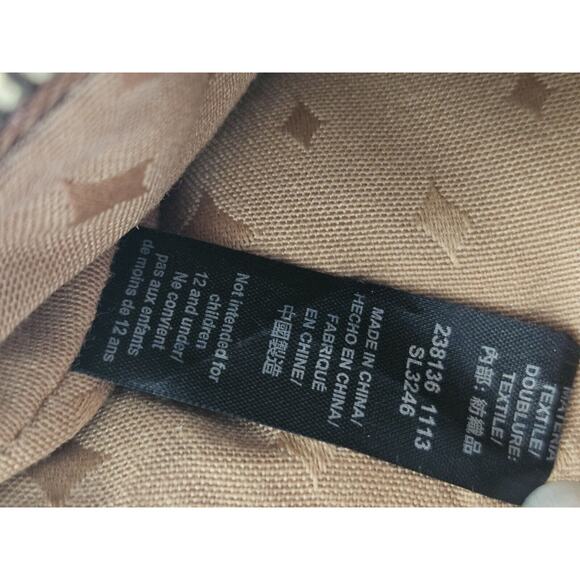 Fossil‎ Tan Glovesoft Leather Clutch Wallet Handbag Chunky Brass Zips - Picture 9 of 11